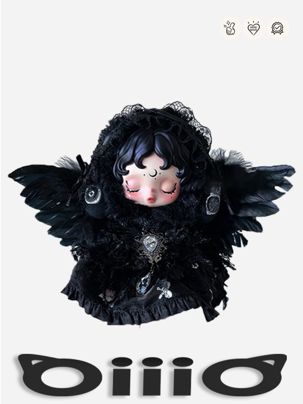 SKULLPANDA CLOTHES Black Wing Angle