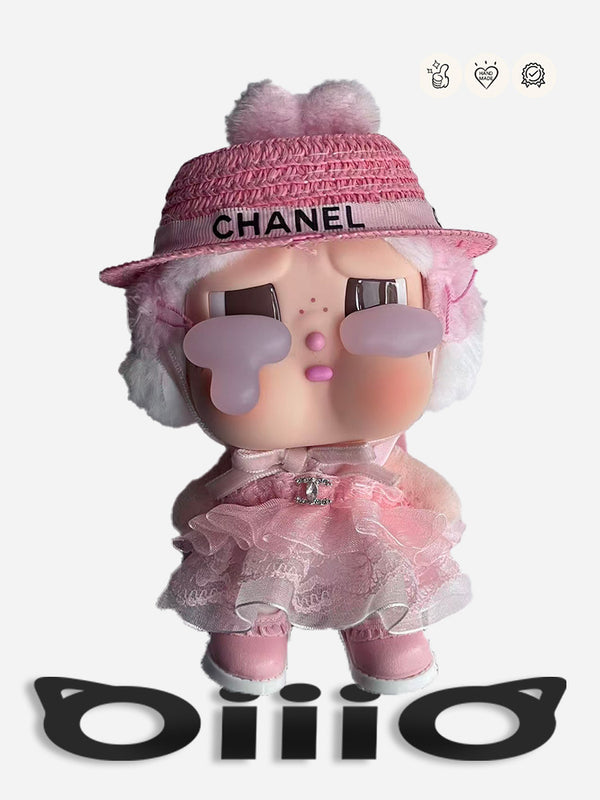 CRYBABY CLOTHES Chan*l Pink Ribbon Echo