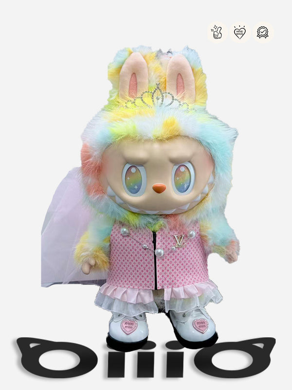 LABUBU CLOTHES Louis V Pink Concept