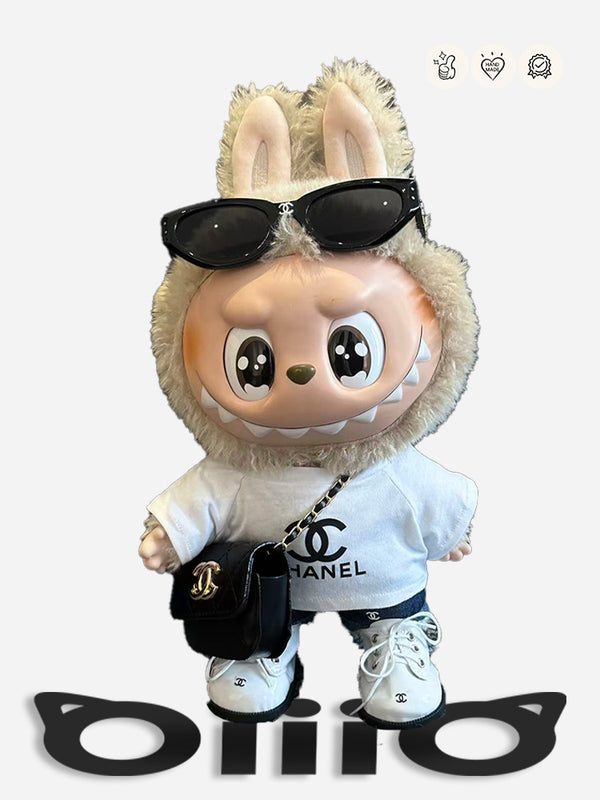 LABUBU CLOTHES Chan*l White Layer