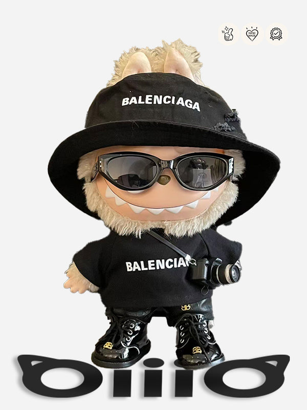 LABUBU CLOTHES Balenci Black Bloom