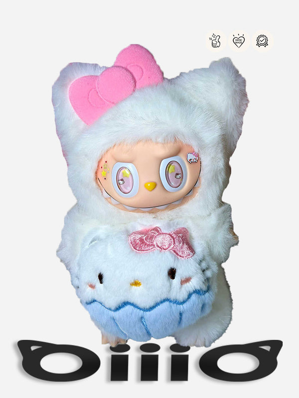 Custom Labubu - White Snow