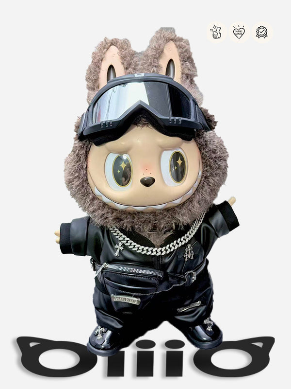 LABUBU CLOTHES Chrom* H Black Jacket