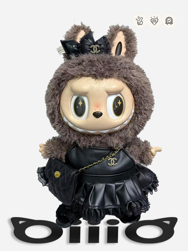 LABUBU CLOTHES Chan*l Black Flow