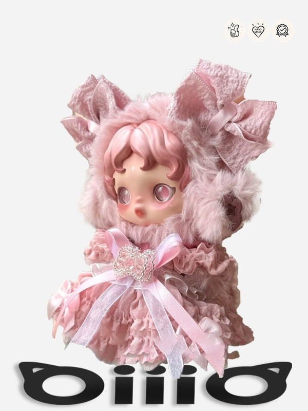 SKULLPANDA CLOTHES Pink Velvet