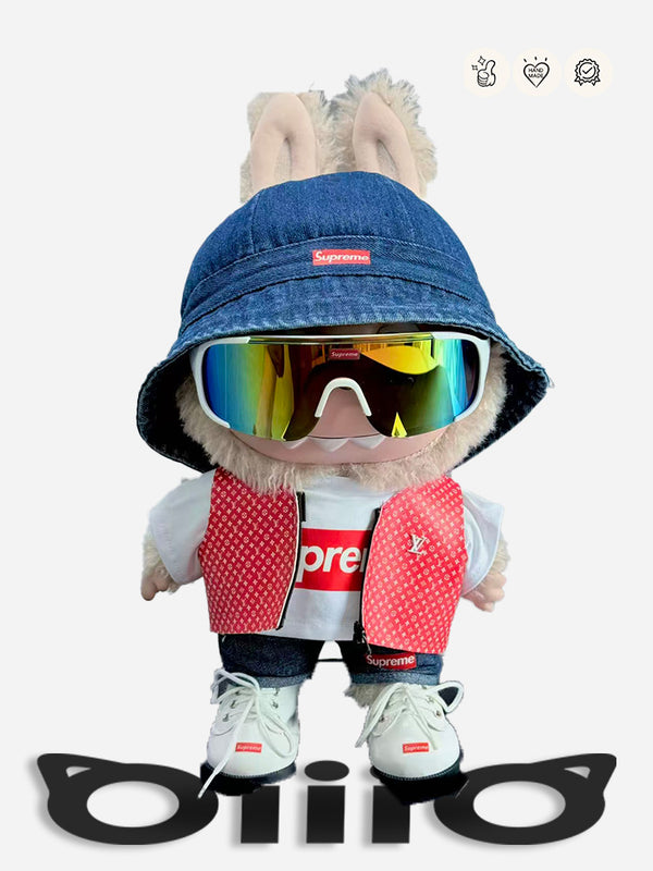 LABUBU CLOTHES Louis V * Sup Red Poise