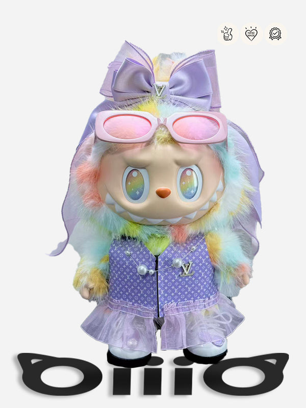 LABUBU CLOTHES Louis V Purple Mood