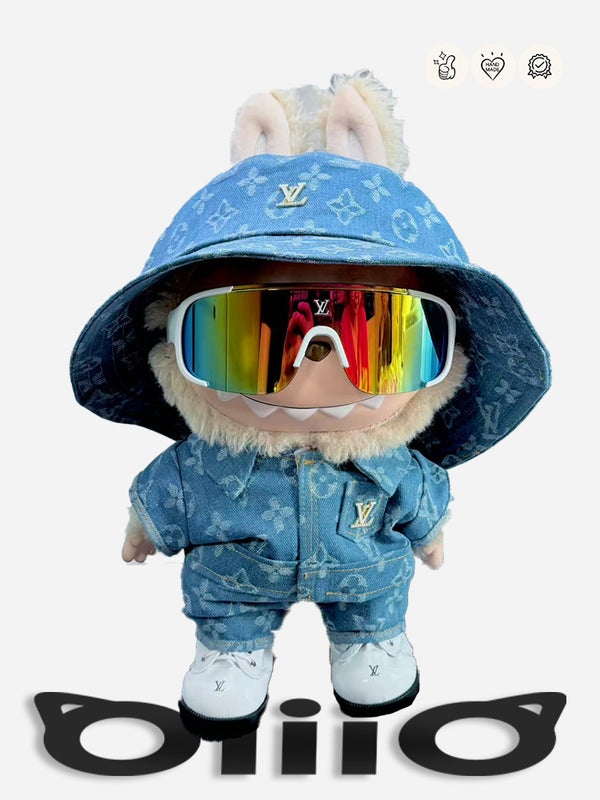 LABUBU CLOTHES Louis V Blue Route