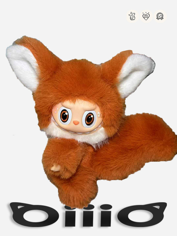 Custom Labubu - Red brown Dream