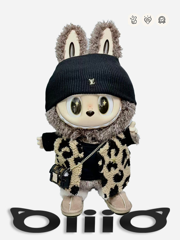 LABUBU CLOTHES Louis V Black Mist