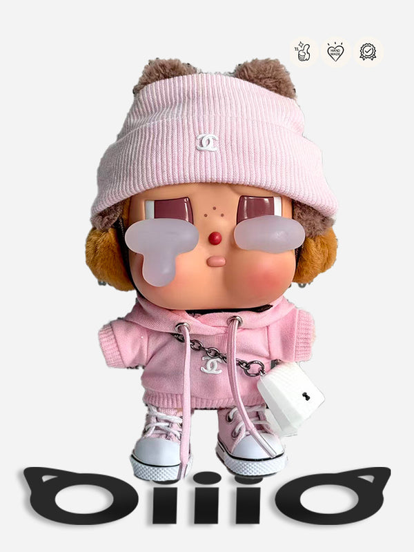 CRYBABY CLOTHES Chan*l Pink Layer Tear