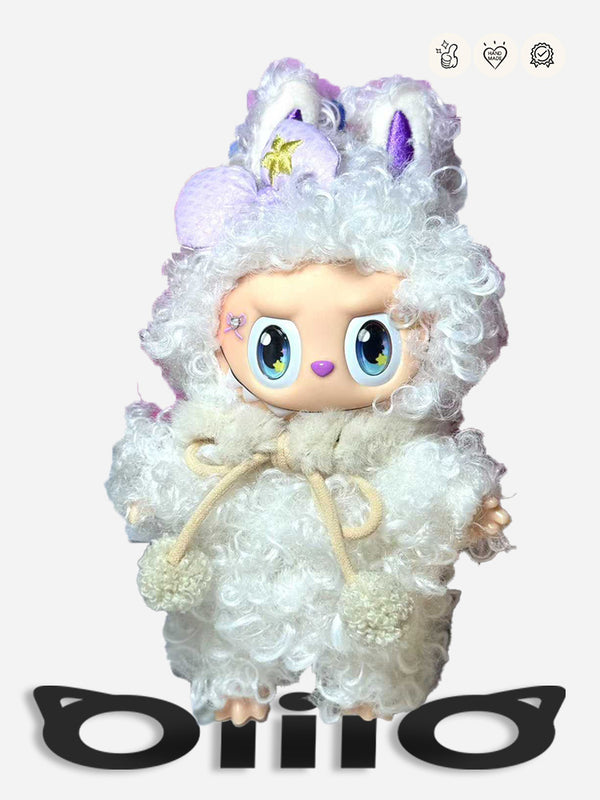 Custom Labubu - White Snow