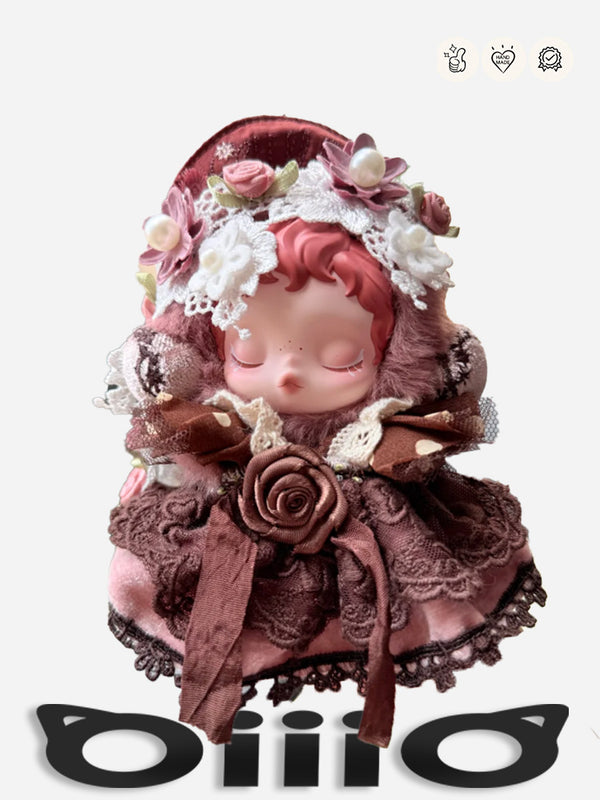 SKULLPANDA CLOTHES darkred queen