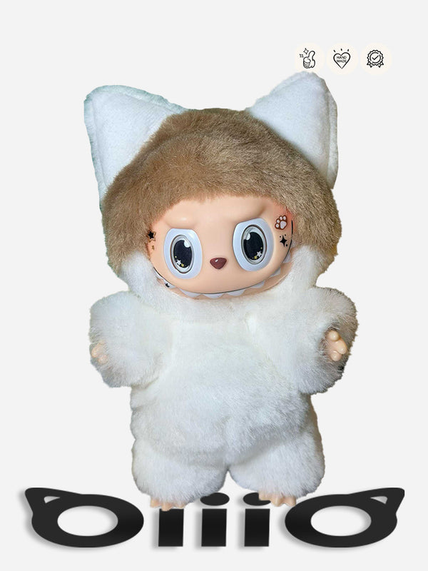 Custom Labubu - White Snow