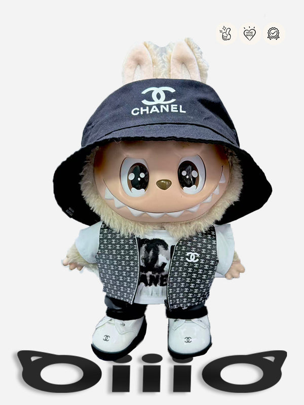 LABUBU CLOTHES Chan*l Black Dusk