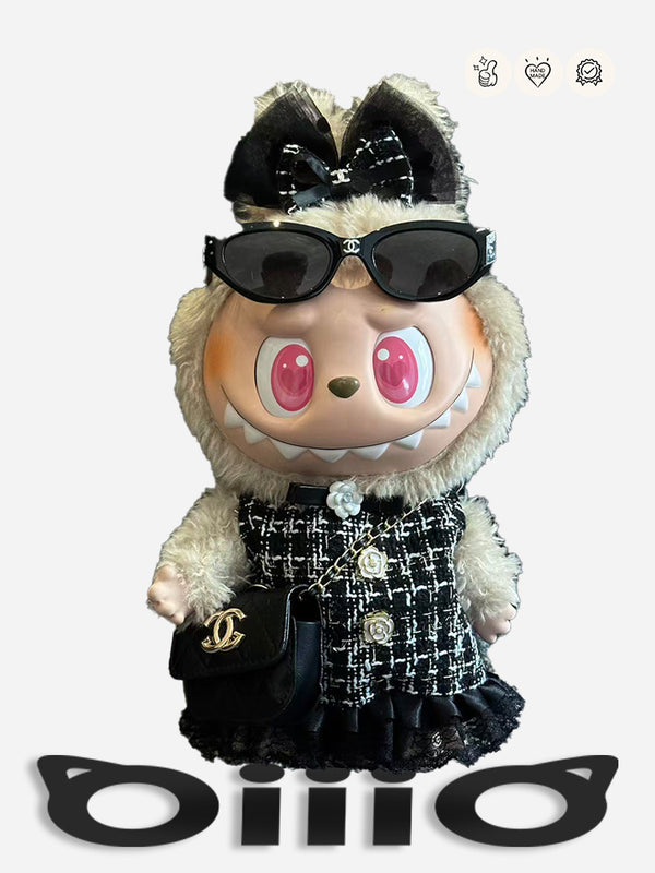 LABUBU CLOTHES Chan*l Black Muse