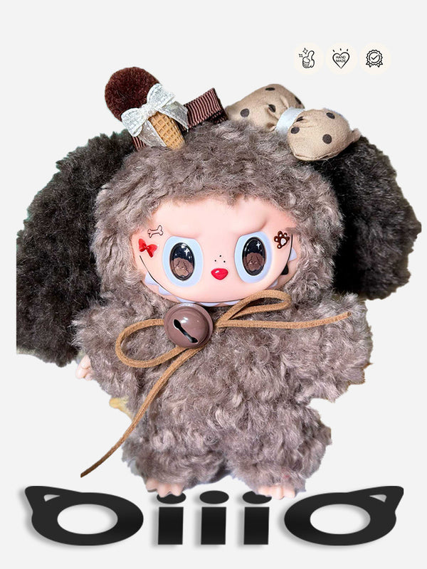 Custom Labubu - Brown Bear