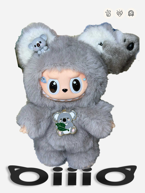 Custom Labubu - Grey Cloud