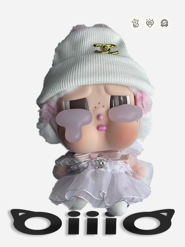 CRYBABY CLOTHES Chan*l White Knit Mist