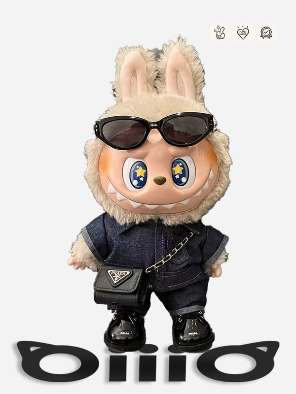 LABUBU CLOTHES Prad* Black Nova