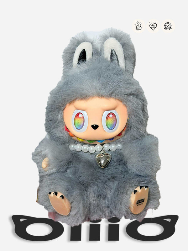 Custom Labubu - Grey Cloud