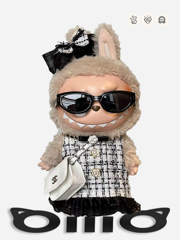 LABUBU CLOTHES Chan*l White Drive