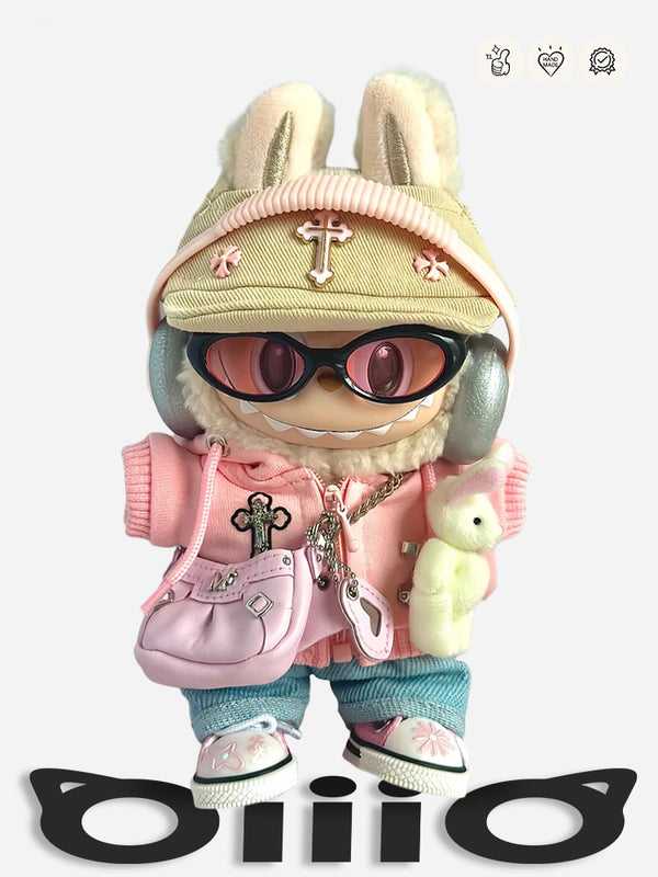 LABUBU CLOTHES Chrom* H Pink Street Dancer