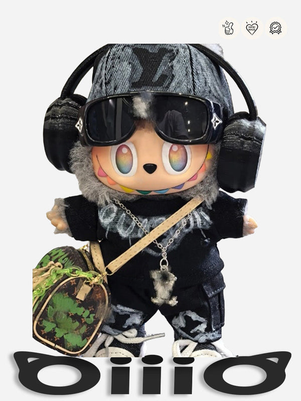 Labubu Clothes Louis V Cool inspired Streetwear Set