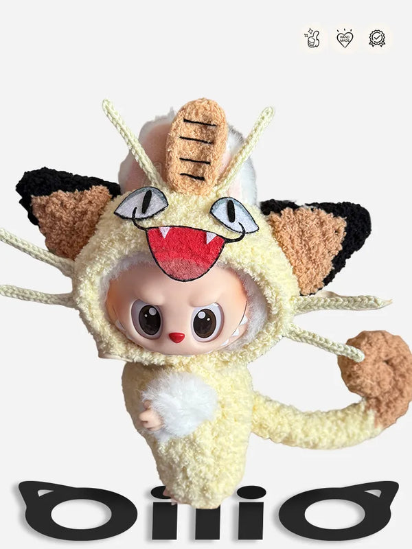 LABUBU Pokem Meowth Outfit