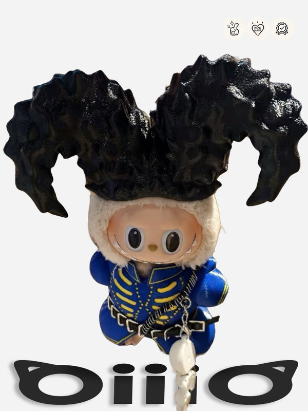 Labubu Clothes Blue LadyG Concert Customized Outfit