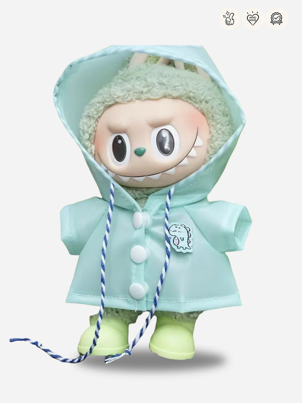 LABUBU Clothes Raincoat Outfit