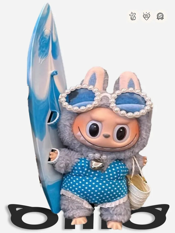 Labubu Clothes Summer Swimsuit vacation set