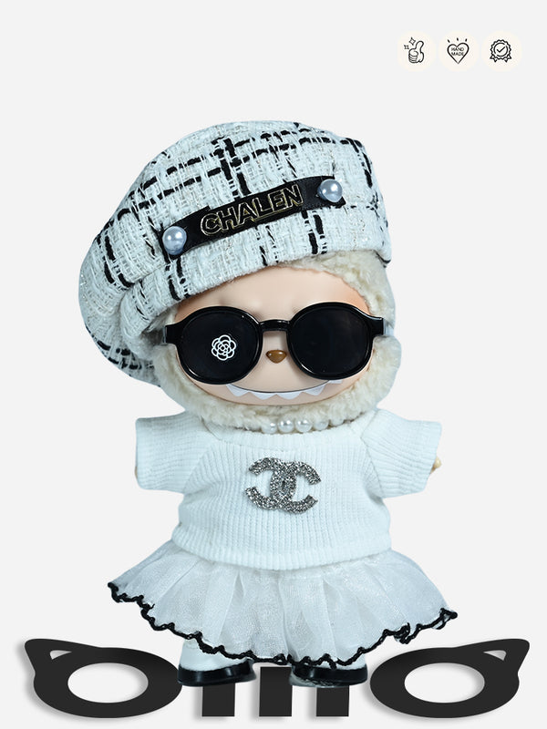 LABUBU Clothes Chan*l Elegant Princess Set