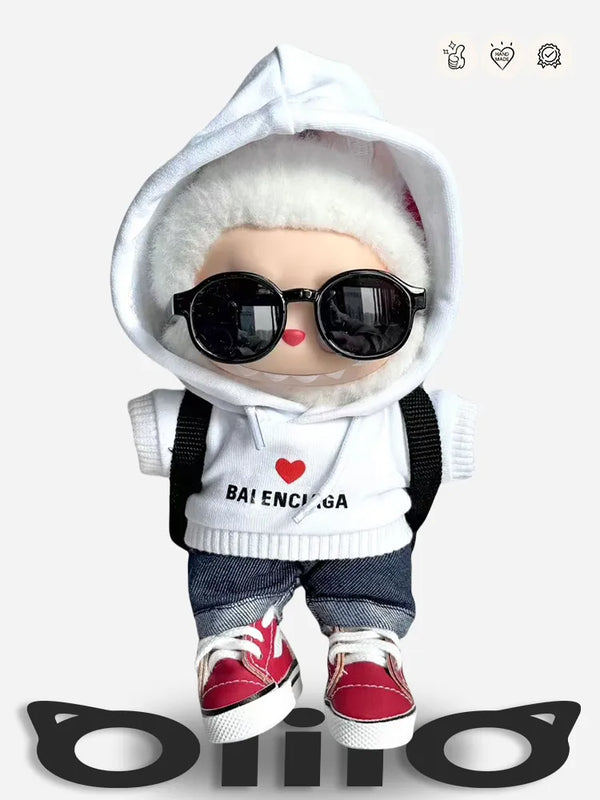 LABUBU Clothes Balenci Chic Casual Ensemble