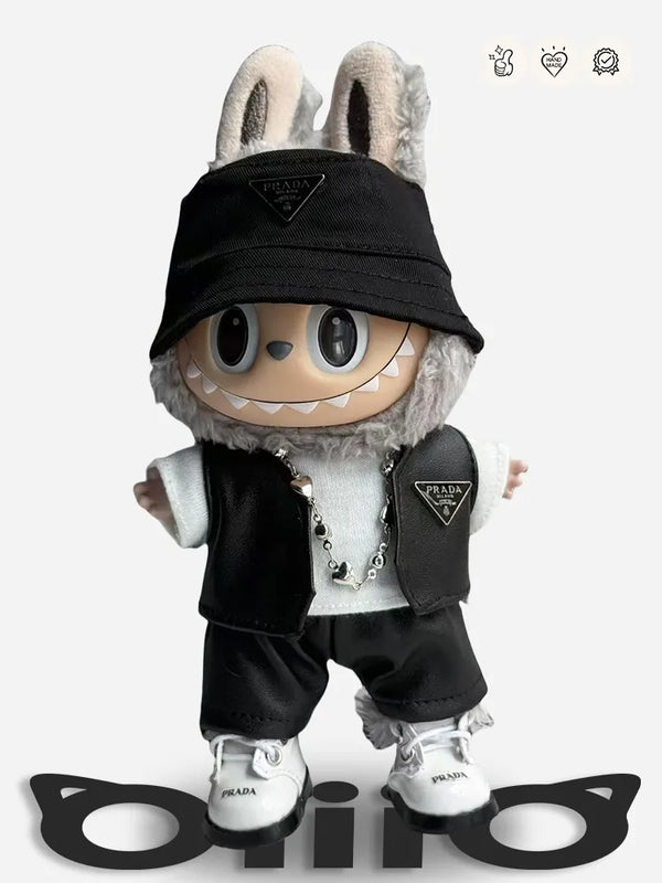 LABUBU Clothes Prad*Chic Hat & Vest Outfit