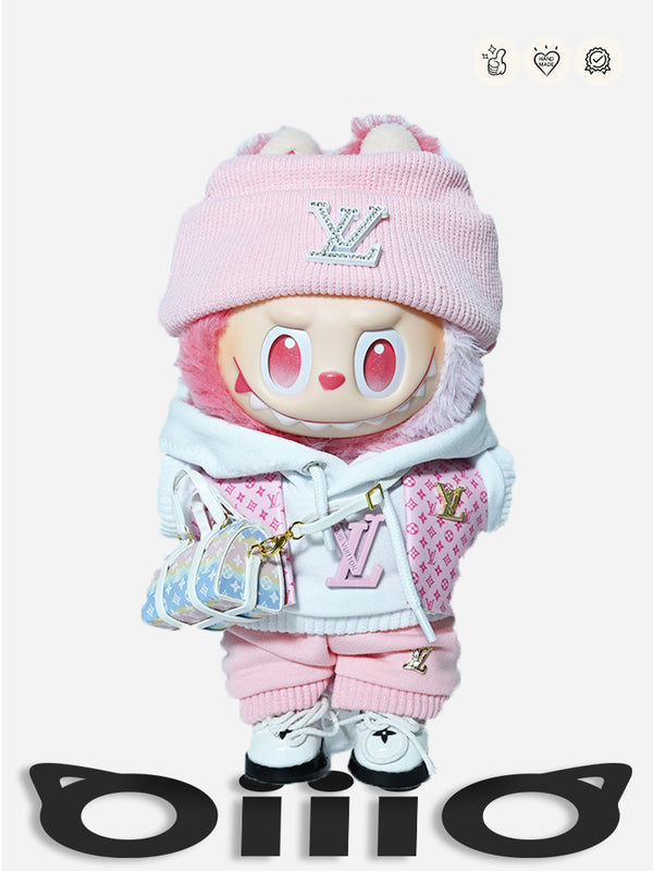 LABUBU CLOTHES Louis V PINK Sweetie EXPLOER