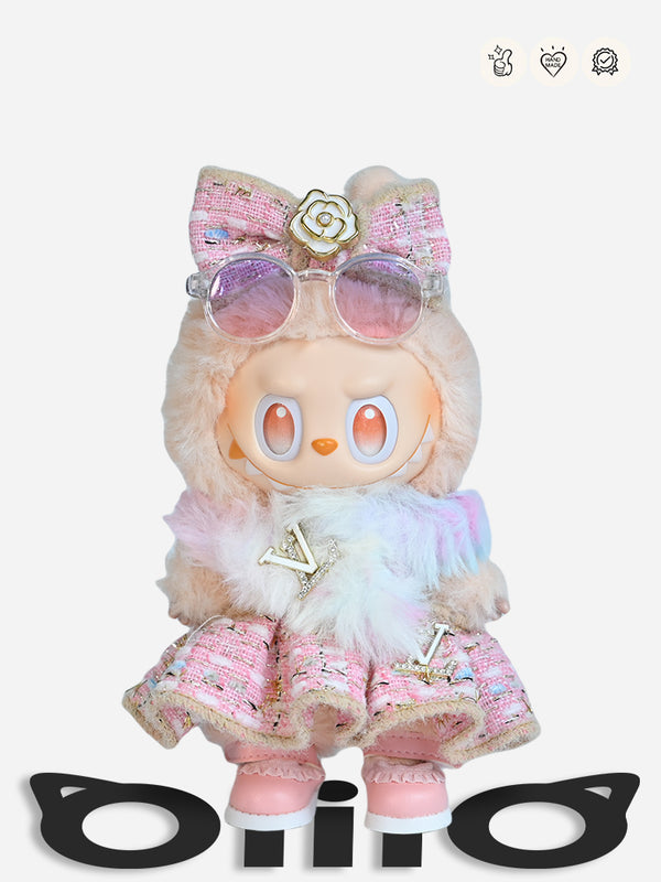 LABUBU Clothes Louis V Pink Ballet de Luxe