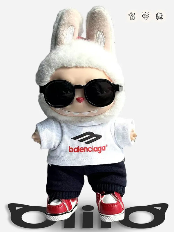 LABUBU Clothes Balenci Refined Sport Ensemble