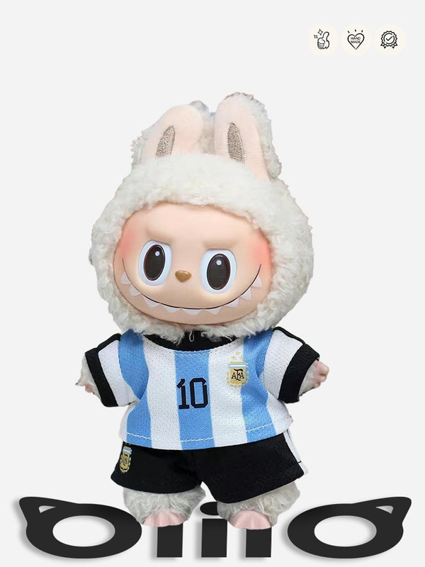 LABUBU Clothes Argentina's Messi jersey