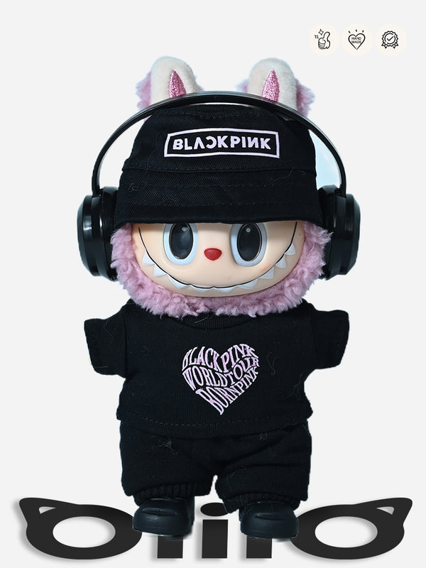 Labubu Clothes BlackP Concert Outfit