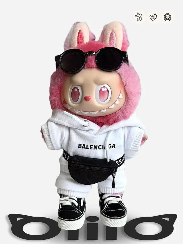 LABUBU Clothes Balenci White Cool Casual Outfit