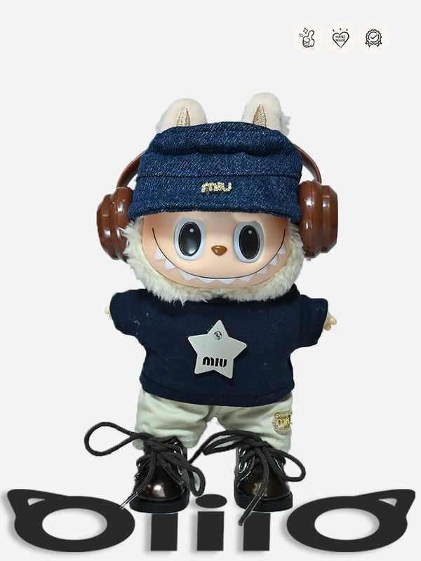 LABUBU CLOTHES mi*mi* DEEPBLUE STREET SINGER