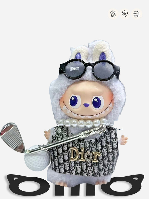MINI Labubu Clothes Elegant Dio* - inspired Golfing Outfit