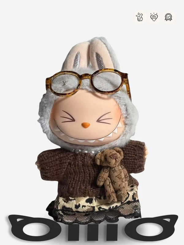 LABUBU Clothes Louis V Winter Teddy