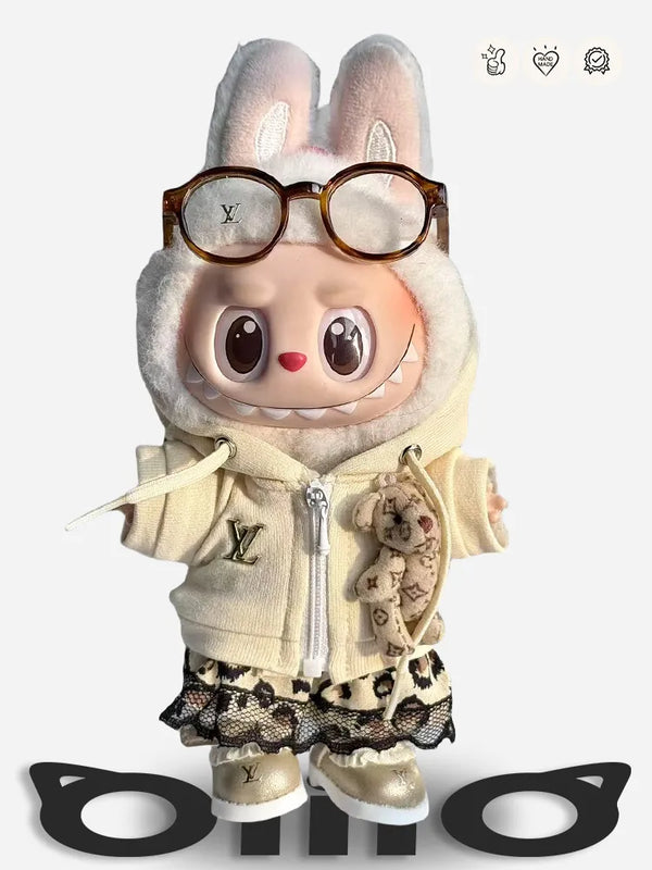LABUBU Clothes Louis V Teddy Dancer