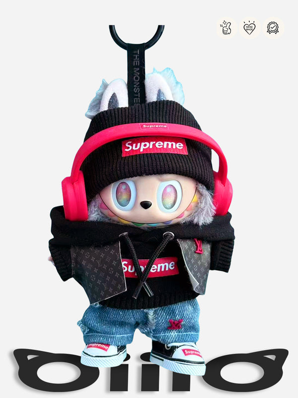 Labubu Louis V x Sup Trendy Streetwear