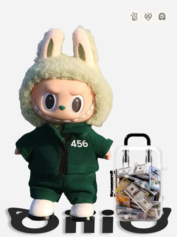 LABUBU Clothes The Participant of Squid Game Green Outfit