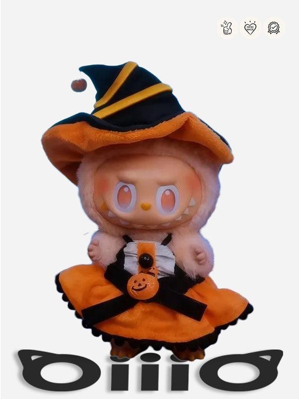 LABUBU CLOTHES Halloween Pumpkin Witchling