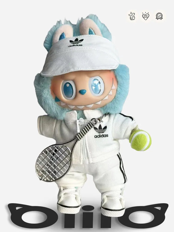 LABUBU Clothes Adid* Tennis Style Set