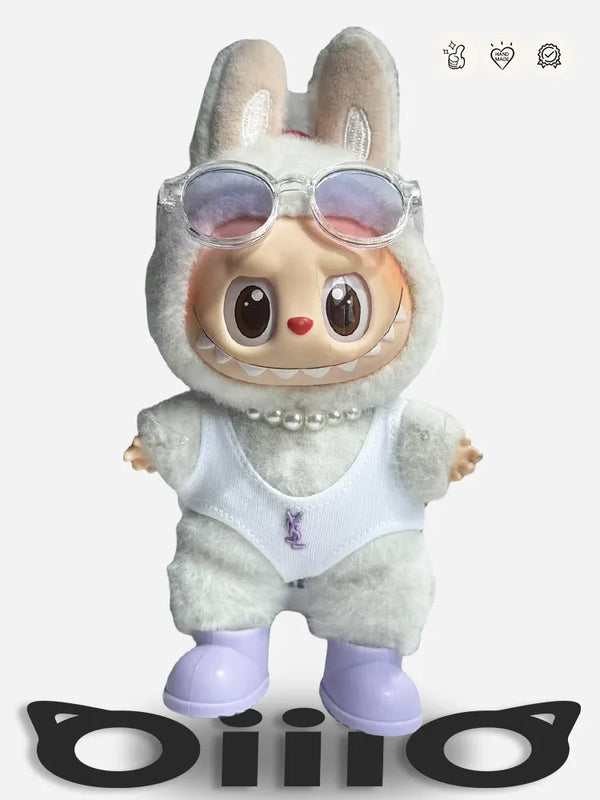 LABUBU Clothes YS* Pink & Light Purple Set